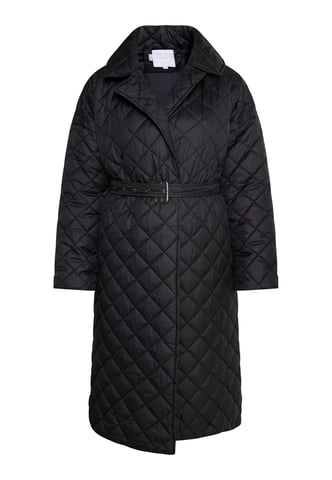 usha quilted coat women black