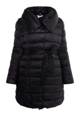 usha quilted coat women black