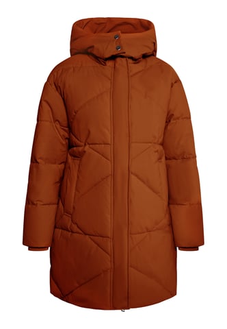 usha quilted coat women camel