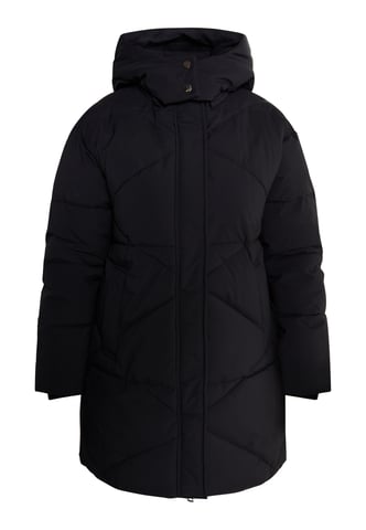 usha quilted coat women black
