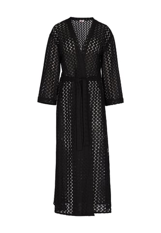 IZIA Kimono Dames zwart