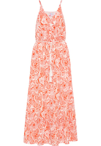 IZIA Dress women red white