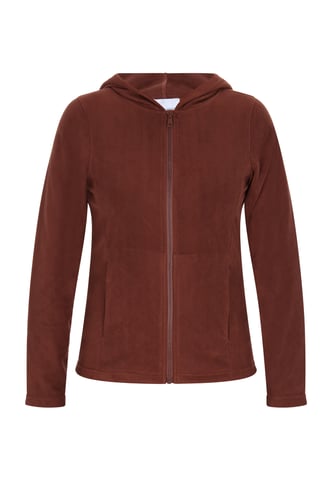 Faina Fleece jas Dames bruin