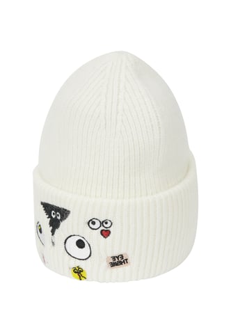 Mymo Beanie Beanie unisex wit