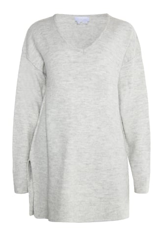 usha Knitted pullover women Grey melange