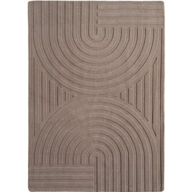 Muratap Japandi vloerkleed art hoogpolig scandinavisch design 3d-effect -