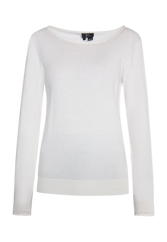 Faina Knitted pullover women off-white