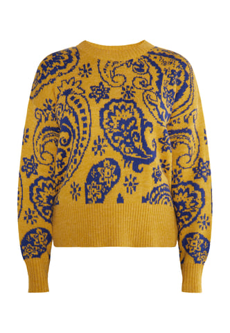 usha Knitted pullover women curry