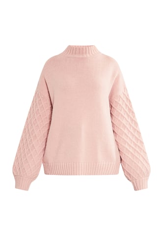 RISA Knitted pullover women old pink