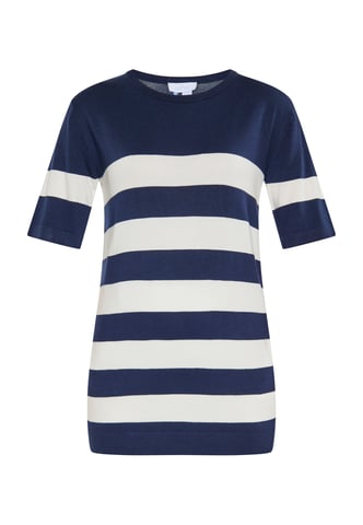 usha Pullover women marine white