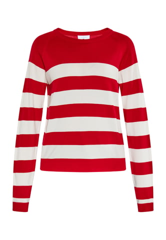 usha Pullover women red white