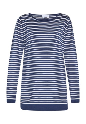 usha Pullover women marine white