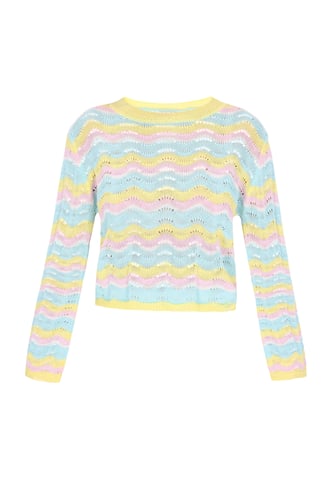 IZIA Jumper vrouwen geel veelkleurig