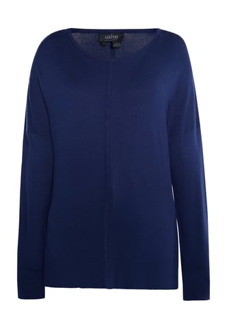 usha Knitted pullover women marine
