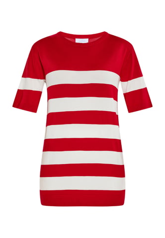 usha Pullover women red white