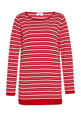 usha Pullover women red white