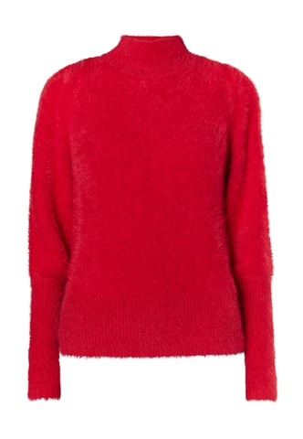 Faina Knitted pullover women red
