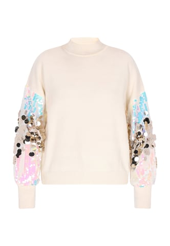 IZIA Jumper Dames wolwit