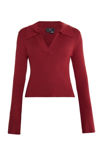 Faina Pullover women wine red