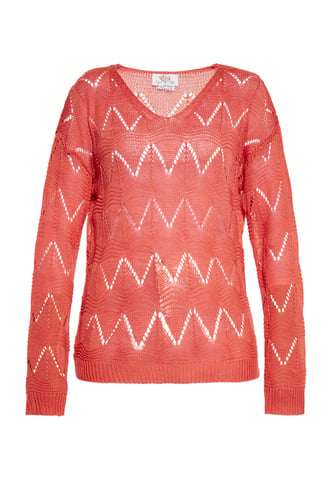 usha Pullover women coral