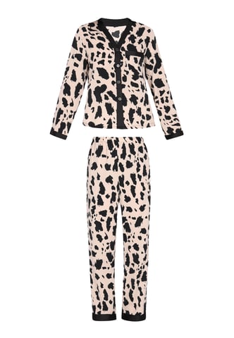 Faina Nachtkleding vrouwen beige, zwart