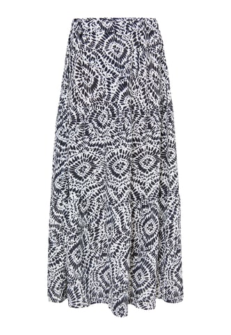 IZIA Maxirok met print Dames zwart