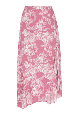 FELIPA rok vrouwen roze wit
