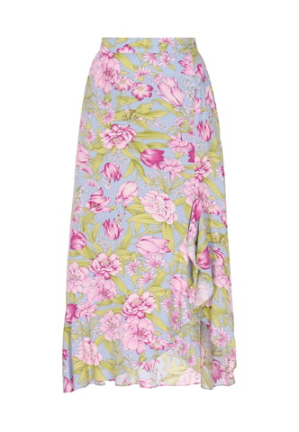 FELIPA rok vrouwen blauw veelkleurig