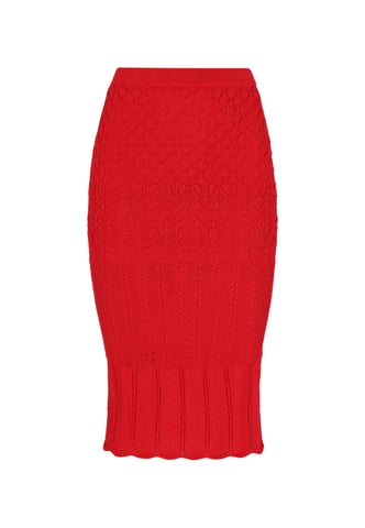 Faina rok vrouwen rood