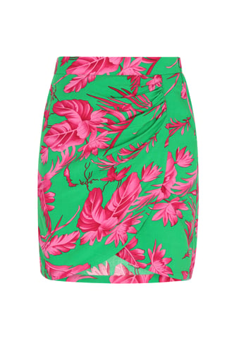 IZIA rok vrouwen groen roze