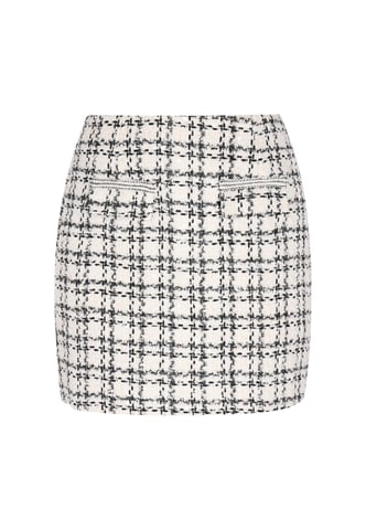 Faina rok vrouwen wit-zwart