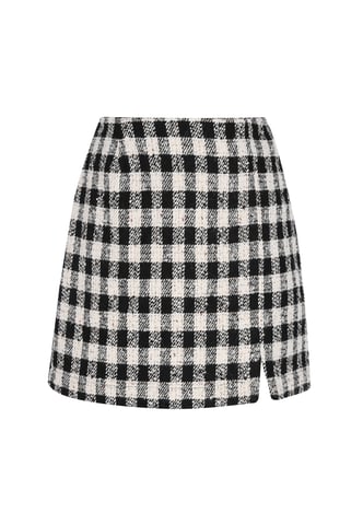 Faina rok vrouwen zwart/offwhite
