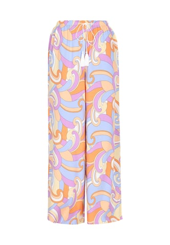 IZIA Broek vrouwen violet veelkleurig