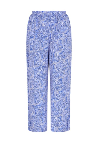 usha Broek vrouwen blauw wit