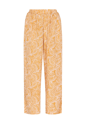 usha Broek vrouwen geel wit