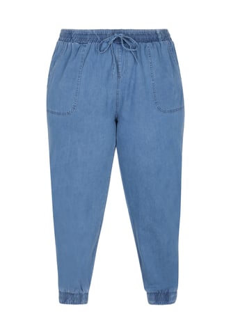 usha Plussize broek vrouwen Blauw