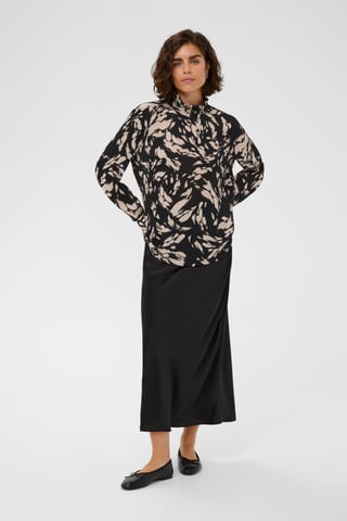 KAamber Smock Blouse Printed Blouse with long sleeve Regular fit