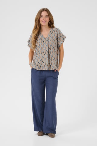 CUbae Pella SS Blouse Blouse with short sleeve Relaxed fit