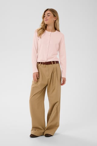 A8661, MilaSZ R-Neck Cardigan Knitted cardigan Classic fit