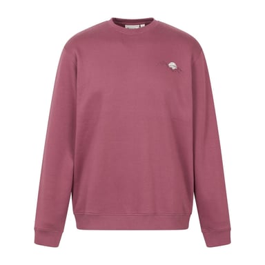 Mountain Warehouse Mens Mountain Scene Sweatshirt (Burgundy)