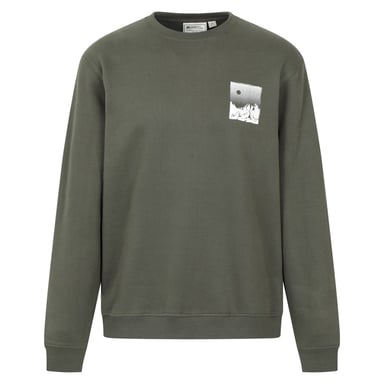 Mountain Warehouse Mens Mountain Scene Sweatshirt (Green)