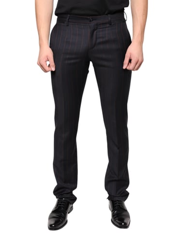 Classic Fit Pinstripe Trousers