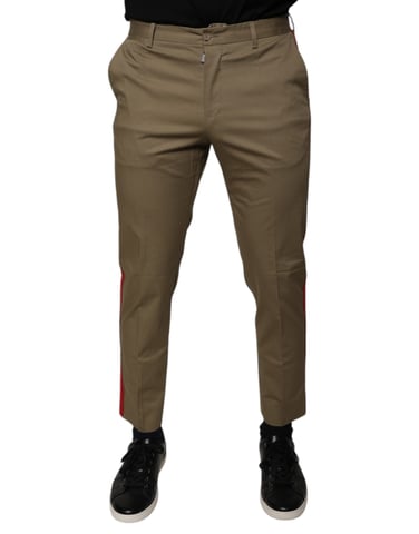 Casual Trousers Slim Fit Side Stripe Pants
