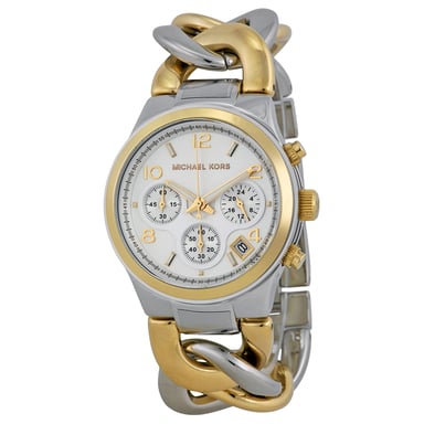 Michael Kors Dameshorloge Kwarts Zilver & Goud