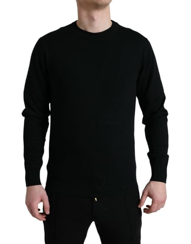 Klassisk Stickad Crew Neck Tröja