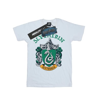 Harry Potter Boys Slytherin Crest T-Shirt (White)