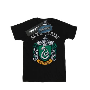 Harry Potter Boys Slytherin Crest T-Shirt (Black)