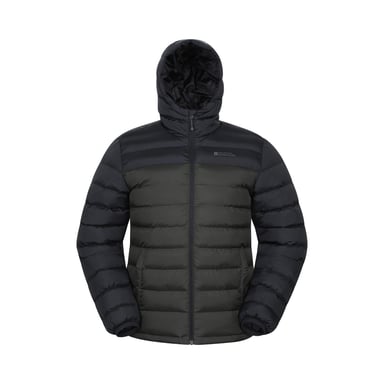 Mountain Warehouse Mens Seasons II Camo Padded Jacket (Khaki Green)