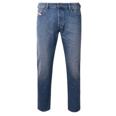 Diesel Mens D-Yennox Tapered Jeans (Mid Blue)