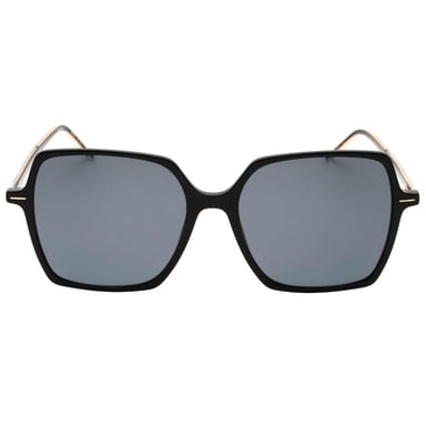 Hugo Boss Mens Square Sunglasses (Black/Gold/Grey)
